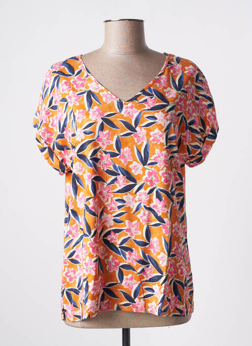Top orange COMME ÇA pour femme