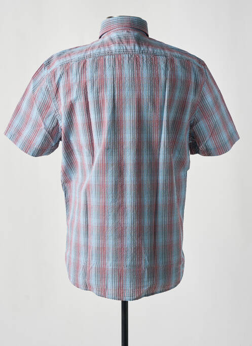 Chemise manches courtes imprimé fantaisie bleu JUPITER homme