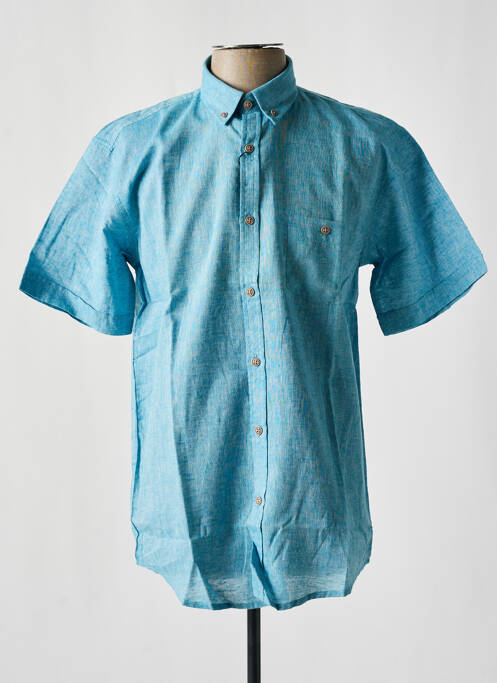Chemise manches courtes bleu EASY LINE pour homme