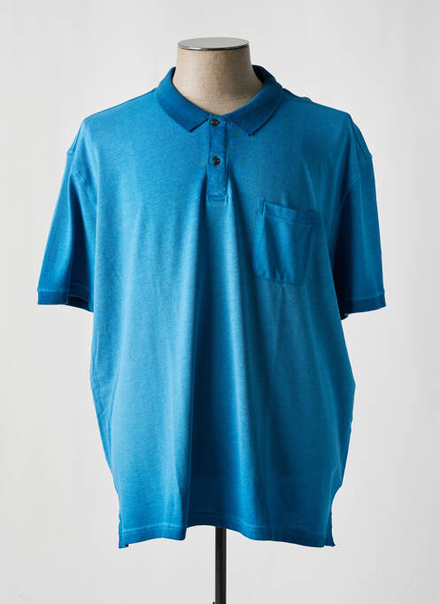 Polo bleu JUPITER pour homme