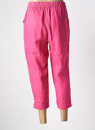 Pantacourt taille haute taille haute rose AGATHE & LOUISE femme