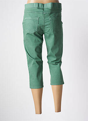 Pantacourt stretch taille normale vert CONCEPT K femme