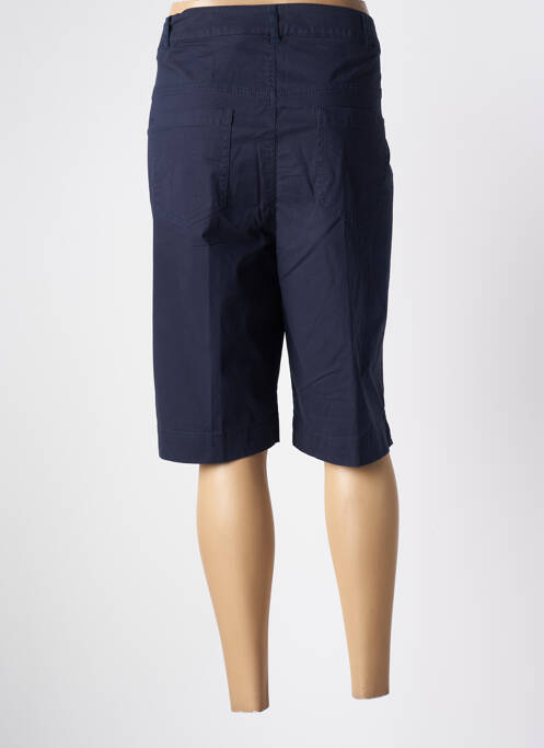 Bermuda taille élastique taille normale bleu CISO femme