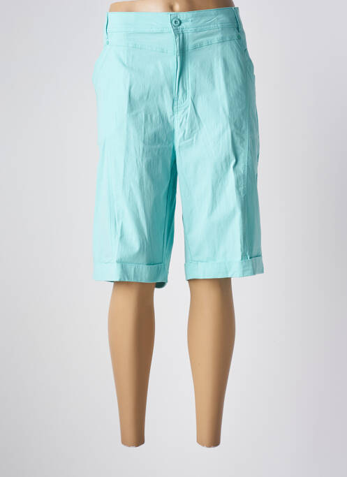 Bermuda bleu QUATRE VINGT JOURS pour femme
