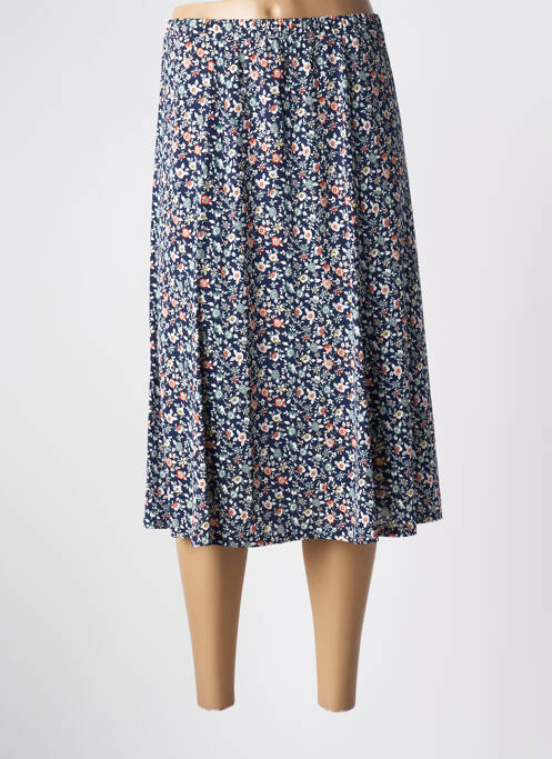 Jupe mi-longue bleu GEVANA pour femme
