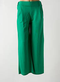 Pantalon large poches taille normale vert SCORZZO femme