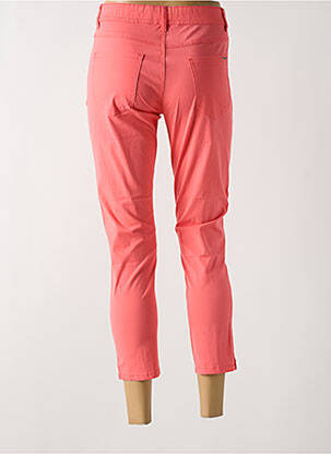 Pantacourt stretch taille normale rose QUATRE VINGT JOURS femme