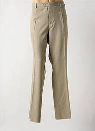 Pantalon droit taille à pinces taille normale beige PIERRE D'ARLANC femme