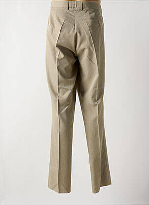 Pantalon droit taille à pinces taille normale beige PIERRE D'ARLANC femme