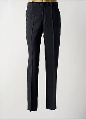 Pantalon chino fermeture zippée sous rabat boutonné taille normale gris PIERRE D'ARLANC femme