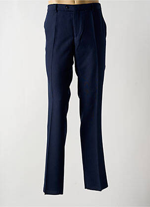 Pantalon slim taille haute taille haute bleu PIERRE D'ARLANC femme