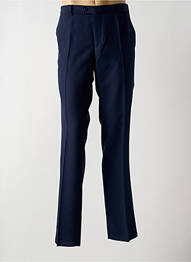 Pantalon slim poches taille haute bleu PIERRE D'ARLANC femme