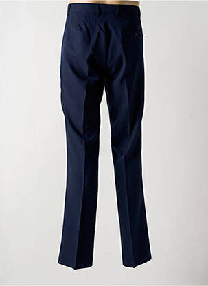 Pantalon slim taille haute taille haute bleu PIERRE D'ARLANC femme