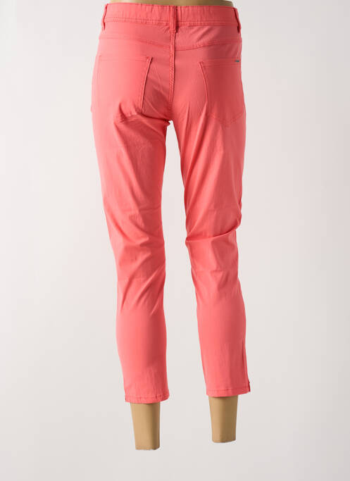 Pantacourt stretch taille normale rose QUATRE VINGT JOURS femme