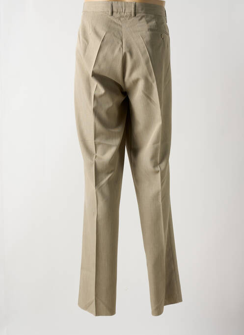 Pantalon droit taille à pinces taille normale beige PIERRE D'ARLANC femme