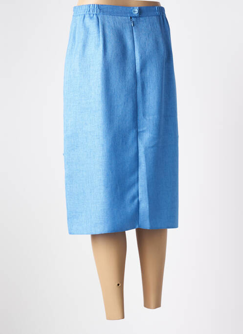 Jupe mi-longue bleu CATY JANE pour femme