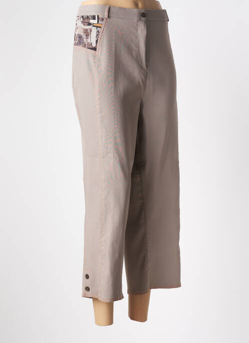 Pantacourt marron LYSA KARA pour femme