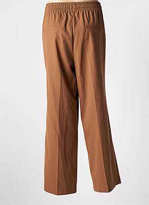 Pantalon large poches taille normale marron TOM TAILOR femme