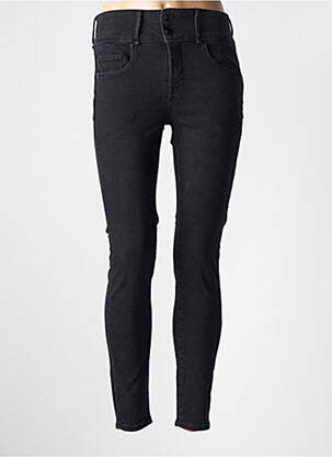 Jeans skinny push-up taille haute noir TIFFOSI femme