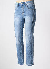 Jeans coupe slim bleu KAROSTAR pour femme seconde vue
