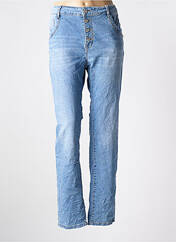Jeans coupe slim bleu KAROSTAR pour femme seconde vue