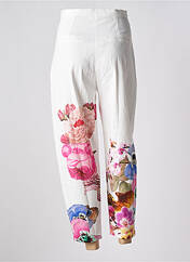 Pantalon 7/8 blanc DESIGUAL pour femme seconde vue