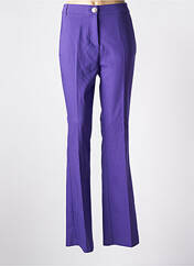 Pantalon flare violet IRIS MITTENAERE FOR MORGAN pour femme seconde vue