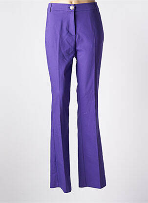 Pantalon flare violet IRIS MITTENAERE FOR MORGAN pour femme