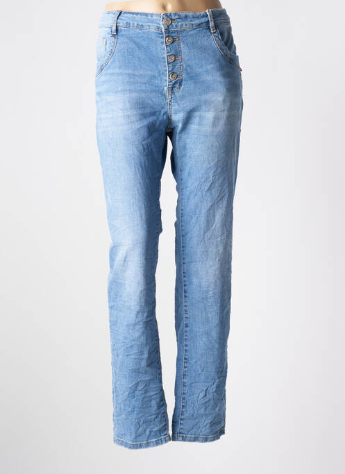 Jeans coupe slim bleu KAROSTAR pour femme