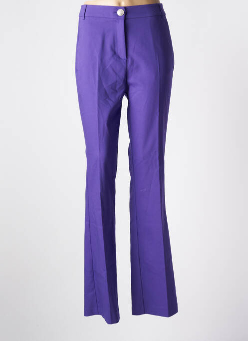 Pantalon flare violet IRIS MITTENAERE FOR MORGAN pour femme