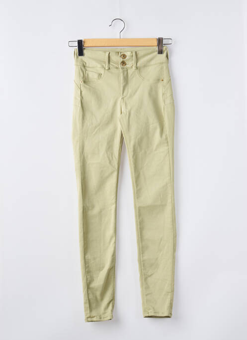 Pantalon slim vert ONE SIZE FILTS ALL pour femme