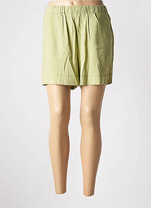 Short coupe fluide taille haute vert TIFFOSI femme