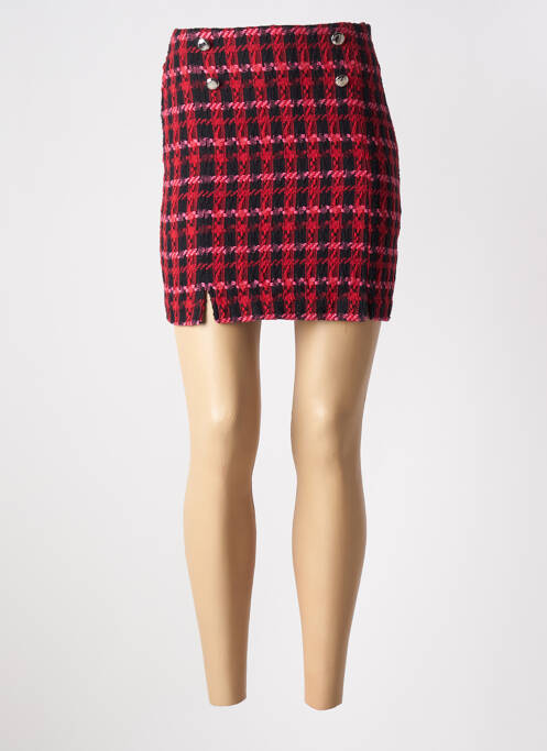 Jupe courte rouge IRIS MITTENAERE FOR MORGAN pour femme