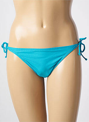 Bas de maillot de bain effet matière satinée bikini bleu O'NEILL femme