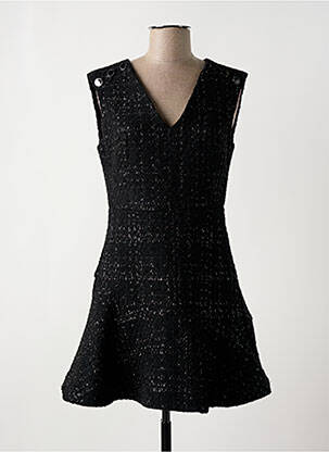 Robe courte sans manche sans manche noir MORGAN femme