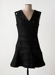 Robe courte sans manche sans manche noir MORGAN femme