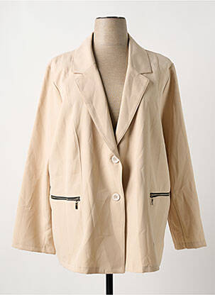 Blazer poches beige VETISTYLE femme