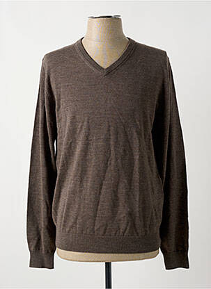 Pull marron PROFUOMO pour homme