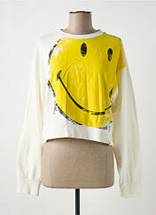 Sweat-shirt blanc DESIGUAL pour femme seconde vue