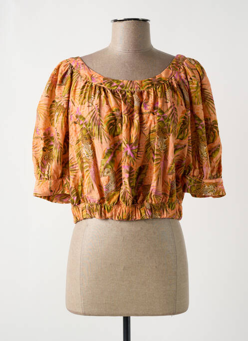 Blouse orange DESIGUAL pour femme