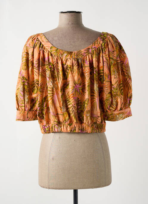 Blouse orange DESIGUAL pour femme
