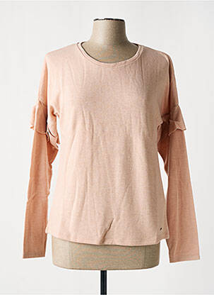 Pull coupe cintrée manches longues rose SALSA femme