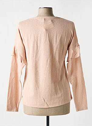 Pull coupe cintrée manches longues rose SALSA femme