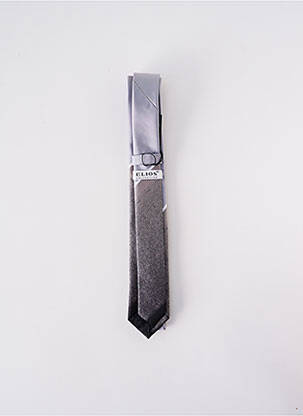 Cravate fermeture liens à nouer gris ELIOS homme