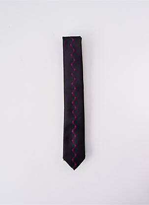 Cravate fermeture liens à nouer violet ELIOS homme