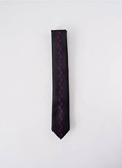 Cravate violet ELIOS pour homme seconde vue