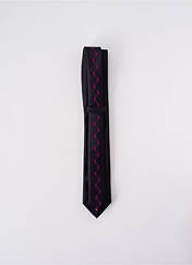 Cravate violet ELIOS pour homme seconde vue