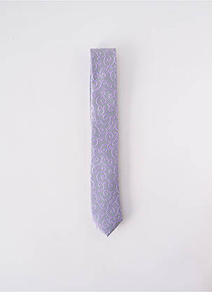 Cravate fermeture liens à nouer violet ELIOS homme