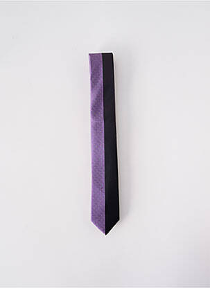 Cravate fermeture liens à nouer violet ELIOS homme