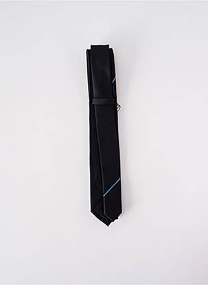 Cravate fermeture liens à nouer bleu ELIOS homme